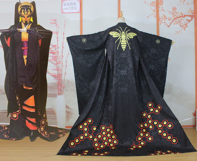 taobao agent Hot Spring Man a New Kamen Knight Bee SHIN KAMEN RIDERCOS kimono printed