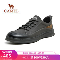 Camel outdoor shoes 2021 Autumn New British style casual leather shoes mens leather soft leather leather soft leather leather shoes