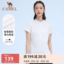 Camel Sport Speed Dry Polo Shirt Lady 2022 Spring Summer Lovers Short Sleeve T-shirt Comfort Casual Turtlenecks