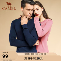 Camel underwear warm set Mens Womens soft autumn pants suit couple bottoming underwear set cotton sweater
