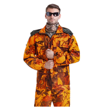Outdoor sports bionic camouflage set large size waterproof breathable hunting camouflage casual wear Men spring and autumn