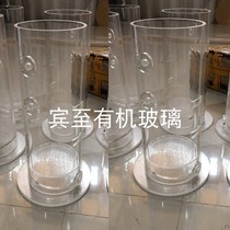 Acrylic tube rock experimental instrument organic glass tube soil column experimental equipment Mas bottle to map customization