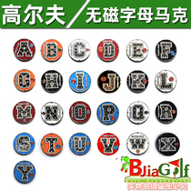 Golf hat clip Mark metal non-magnetic multi-style creative letter store recommended accessories