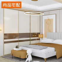 Shangpin home with full-house custom wardrobe furniture overall simple modern walk-in sliding door log wardrobe customized