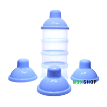 Baby four-layer milk powder box baby out milk powder carrying case large capacity