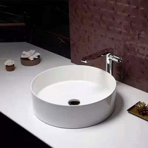 Ultra-thin side basin ceramic basin round wash basin small size washbasin balcony single basin K-90012