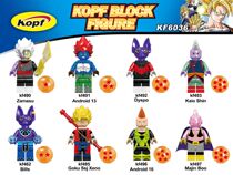 Kefeng building block KF6036 animation Dragon Ball series assembly man Zamas artificial man No. 16 demon Buou