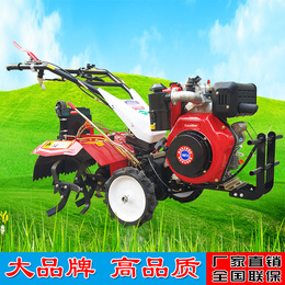 New multifunctional self-propelled agricultural small walking tractor four-wheel drive micro Tiller