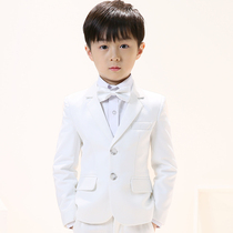 Childrens suit suit three-piece flower girl dress boy costume boy jacket boy Korean version spring and autumn