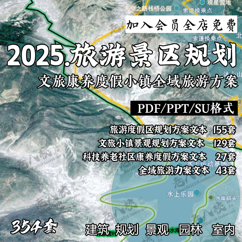 2025全域旅游度假区文旅生态康养特色小镇规划设计全解析-旅游-淘宝好物网