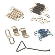 Modified motorcycle accessories clamp screw movable hook spring pull hook M4 Scorpio exhaust pipe fixed U-hook