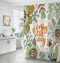 American waterproof mildew proof thickening impervious polyester bathroom curtain set door curtain changing curtain partition curtain can be customized