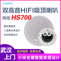 HOPE yearns for HS700 home coaxial fixed resistance top speaker background music sound ceiling ceiling