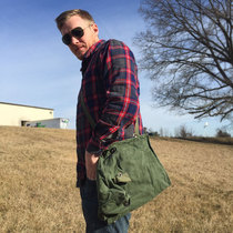 New Swedish military Version 60 s stock heavy canvas shoulder bag motorcycle bag