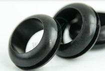 Double-sided protective coil rubber ring protective ring sealing ring passing coil protective wire sleeve outlet ring black inner diameter 16mm