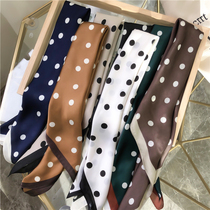Sweet and beautiful floating with butterfly knot hair with vintage 100 hitch knitted hair scarf hair rope mesh red hair accessories shake the same paragraph