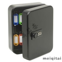 KEYBOX password lock key box Household wall-mounted key cabinet Car key storage management box Intermediary wall-mounted
