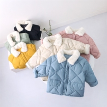 Anti-season childrens baby down cotton clothes 2021 new winter clothes boys and girls thickened warm cotton clothes coat jacket tide