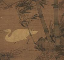  Northern Song Dynasty Cui Baizhu gull figure ultra-high-definition electronic picture decoration inkjet identification copy Chinese painting material