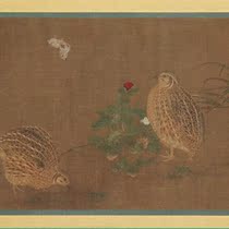 Song Li Anzhong Quail Picture (Pen Geng Garden) ultra-high-definition electronic picture decoration spray painting identification material