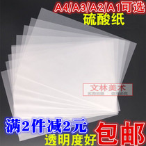  A1 A2 A3 A4 Sulfuric acid paper Copy Tracing paper Plate transfer paper Transparent paper