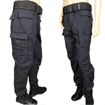 Training uniforms pants black grid training pants men and women security special forces summer Tactical Duty pants plus fat increase