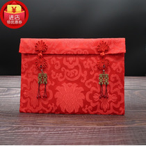 Happy congratulations Red Wedding li shi feng wedding Chinese cloth gifts to reword your statement 2-30000 yuan premium red envelopes