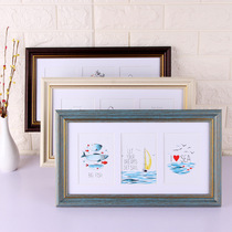 Eurostyle Classical Rectangular Photo Frame 6 Inch Photo Frame Pendulum Bench Composition Photo Frame Wedding wedding dress Genuine Decorative phase