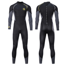 3mm Diving Suit Mens Conjoined Wet Clothing Winter Bathing Suit Warm 1 5mm Snorkeling Water Jersey Surfing Sailing Paddle Boat Jellyfish