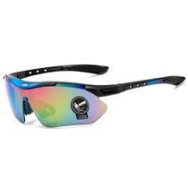 Riding glasses discolored men and women running mountain bike equipment windproof myopia sports goggles polarized sun glasses