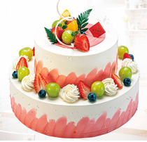 Electronic vouchers Qingdao Danxiang birthday cake discount 10 6 inches 347 yuan milk fat cream fortune