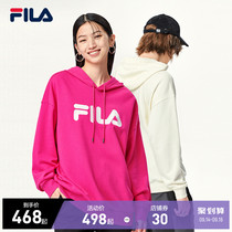 FILA FILA Phila lovers sports sweater women 2021 Autumn New loose hooded colorful sweater men and women