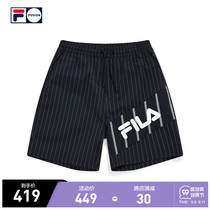 FILA Tide brand official mens pants woven five-point pants 2021 autumn new casual sports shorts thin