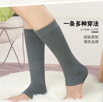 Pure cotton summer calf protection to keep warm men and women thin air-conditioned room leg protection ankle protection ankle sports socks cold protection
