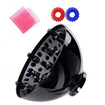 Electric hair dryer curling universal hair blowing artifact hair hood big wind cover black buy one get four free