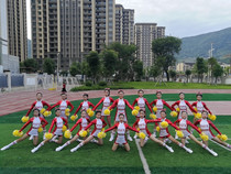 Cheerleading costumes female competitive dance uniforms aerobics competition uniforms long sleeves Sports children cheerleading performance uniforms