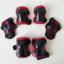 Childrens protective gear 6-piece set of roller skating knee pads palm pads elbow pads foam cotton riding protective gear set