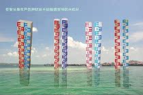 Water level water conservancy hydrological measurement ruler luminous hydropower station durable observation ruler lake water level water level gauge observation convenient observation
