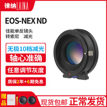 The Leena brand switching ring is suitable for dimmable optical ND Canon CANON EOS lenses to transfer Sony NEX FE