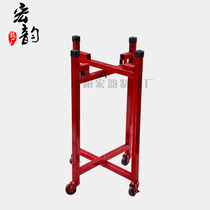 Weifeng gongs and drums flat drums red drums cowhide drums metal drums shelves foldable push universal wheels