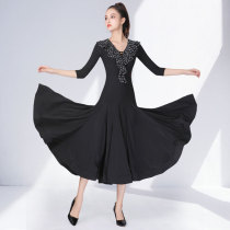 Dan Ballo Modern Dance Dress Womens Summer High-end Ballroom Dance Dress Waltz