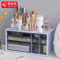 Alice office desktop storage box transparent small drawer type student desk stationery storage box