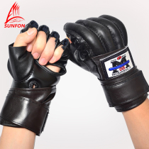 Volcker new boxing gloves half finger adult men and women Sanda fighting fighting training tactics UFC boxing kit