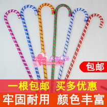 Adult children two-color dance crutches jazz dance crutches June 1 children big eyes dance performance dance stick