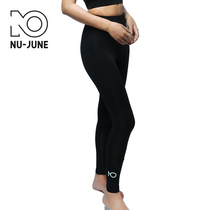 Nu-June high-waisted swimming trunks womens belly and abdomen slim quick-drying sunscreen trousers sports yoga fitness pants swimming
