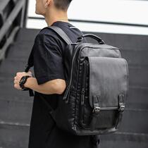 Cortex Han Edition Mens Leisure Shoulder Backpack College Student Bag Fashion Trend Travel Pack Mens Pack