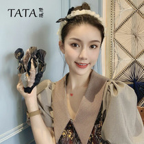 Net gauze Xiaoxiangfeng organza hairband Joker headband female Korean sweet fairy Mori Super fairy hair grotto head jewelry