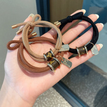 2021 New pendant hair rope female bracelet head rope Hairband autumn and winter large elastic double layer rubber band headwear