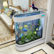 JOJO landing bullet fish tank European aquarium 1 2 meters 1 5 meters living room household bottom filter large and medium-sized fish tank