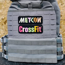 METCON comprehensive body can train PVC tactical magic sticker CrossFit badge outdoor backpack LOGO reservation